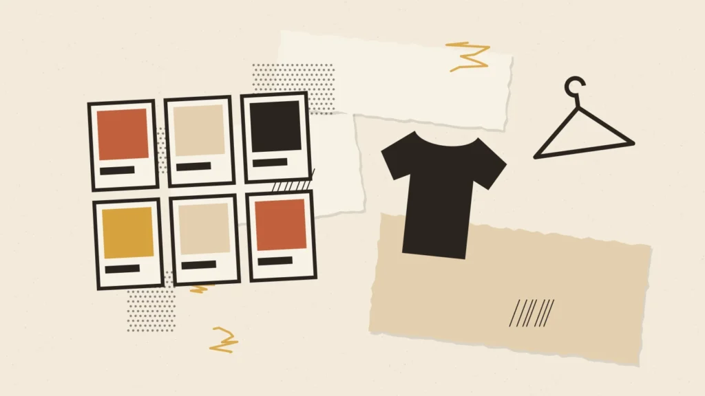 Paper collage illustration for Meta Catalogue Ads for Fashion D2C Brands in India: Setup, Creative and What Actually Scales