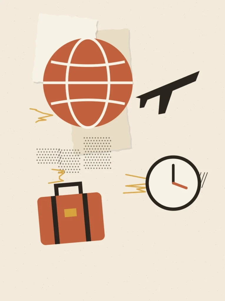 Paper collage illustration for An Indian Growth Marketing Agency for International Brands